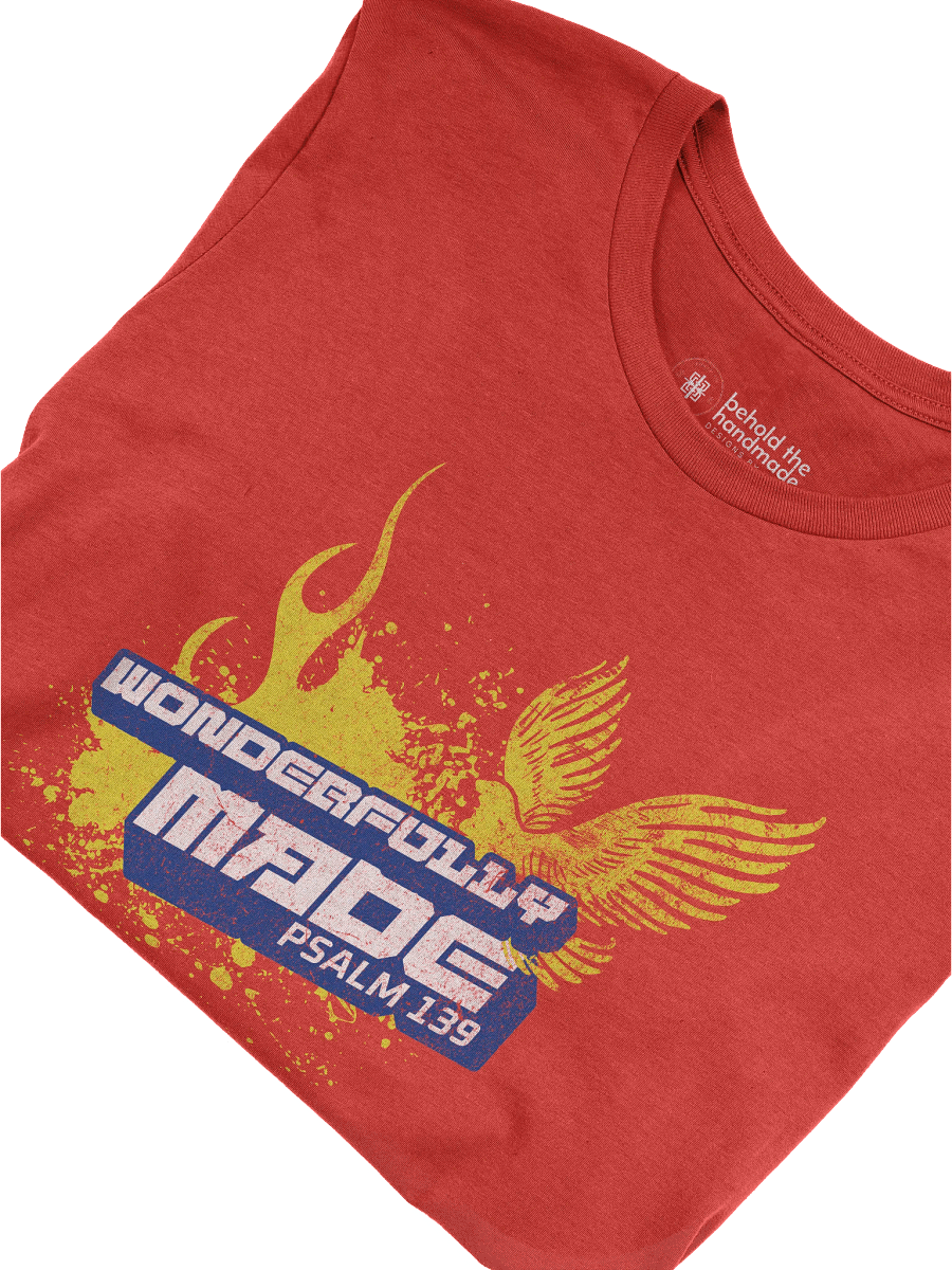 Wonderfully Made- Psalm 139, Short Sleeved T- Shirt product image (6)