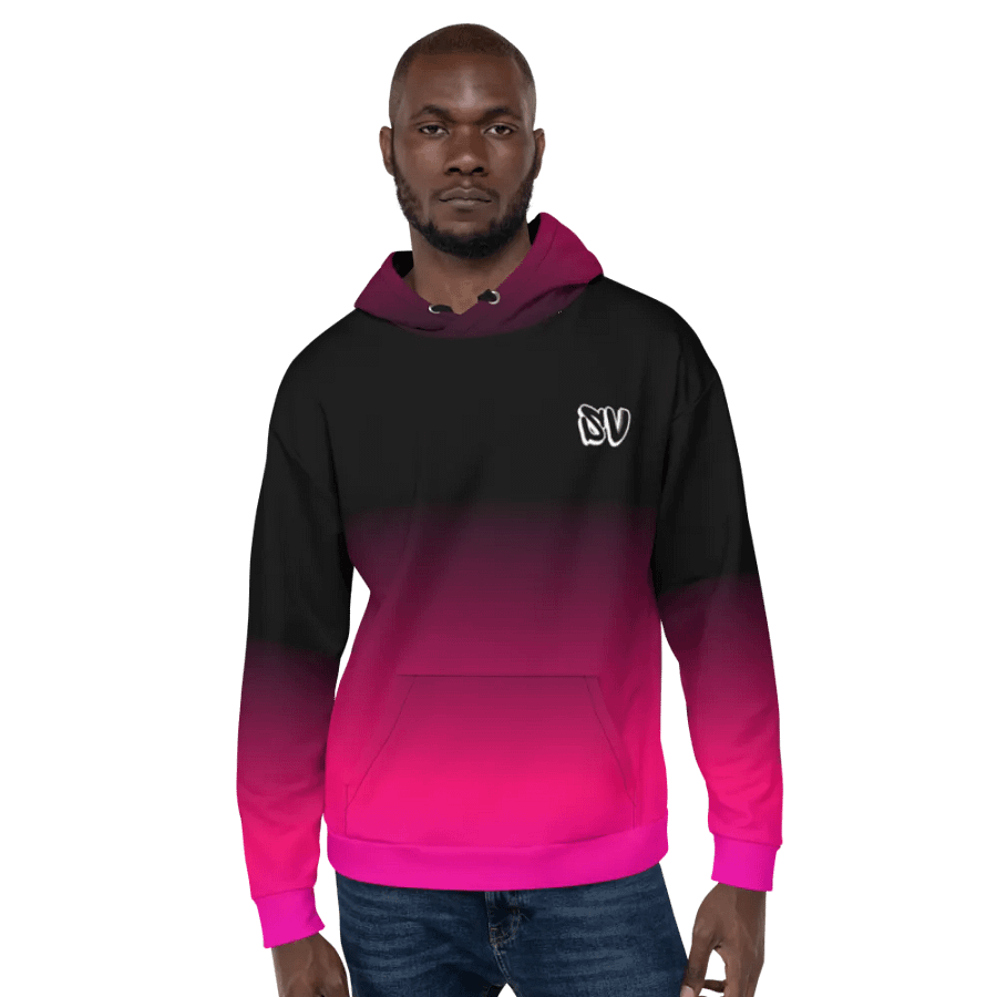STRAIGHT VIBIN NEON COLOR FADE STYLE TANJIRO DEMON SLAYER HOODIE product image (6)