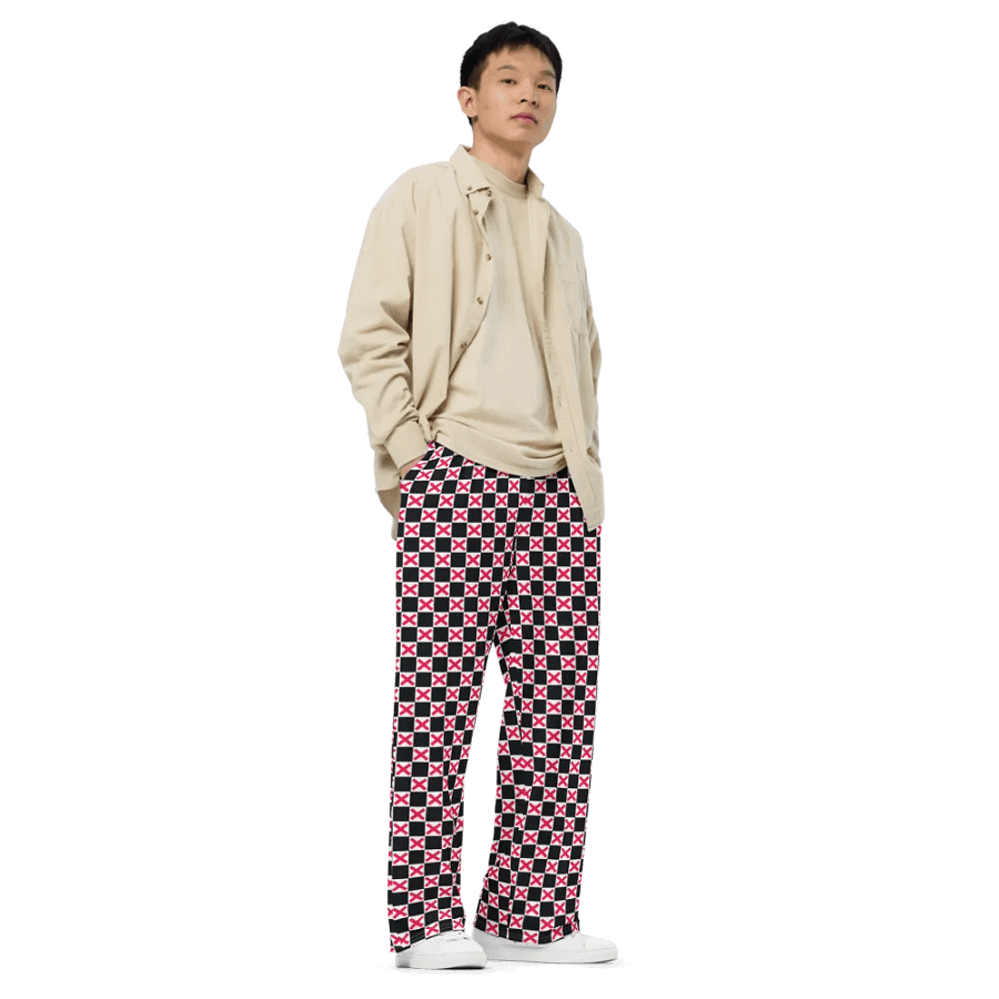 Limited Edition uniseX Red Checkered Pants product image (3)