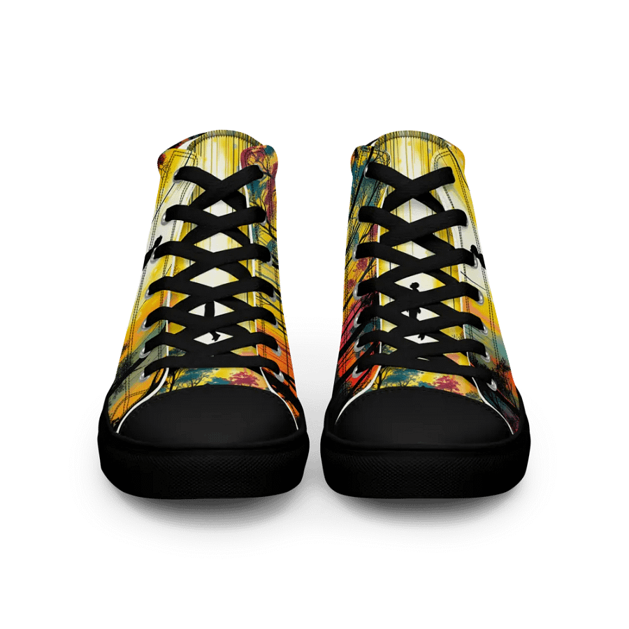 ethereal forest levetation men's canvas high tops product image (3)
