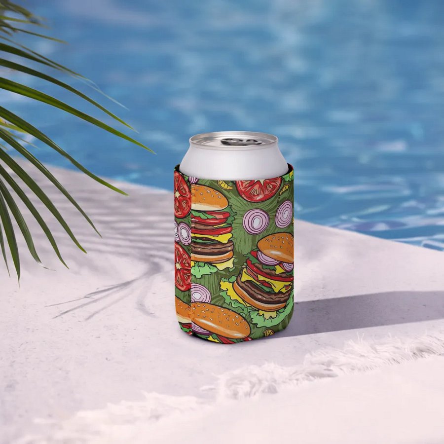 Hamburger BBQ Bliss Hawaiian Koozie product image (8)