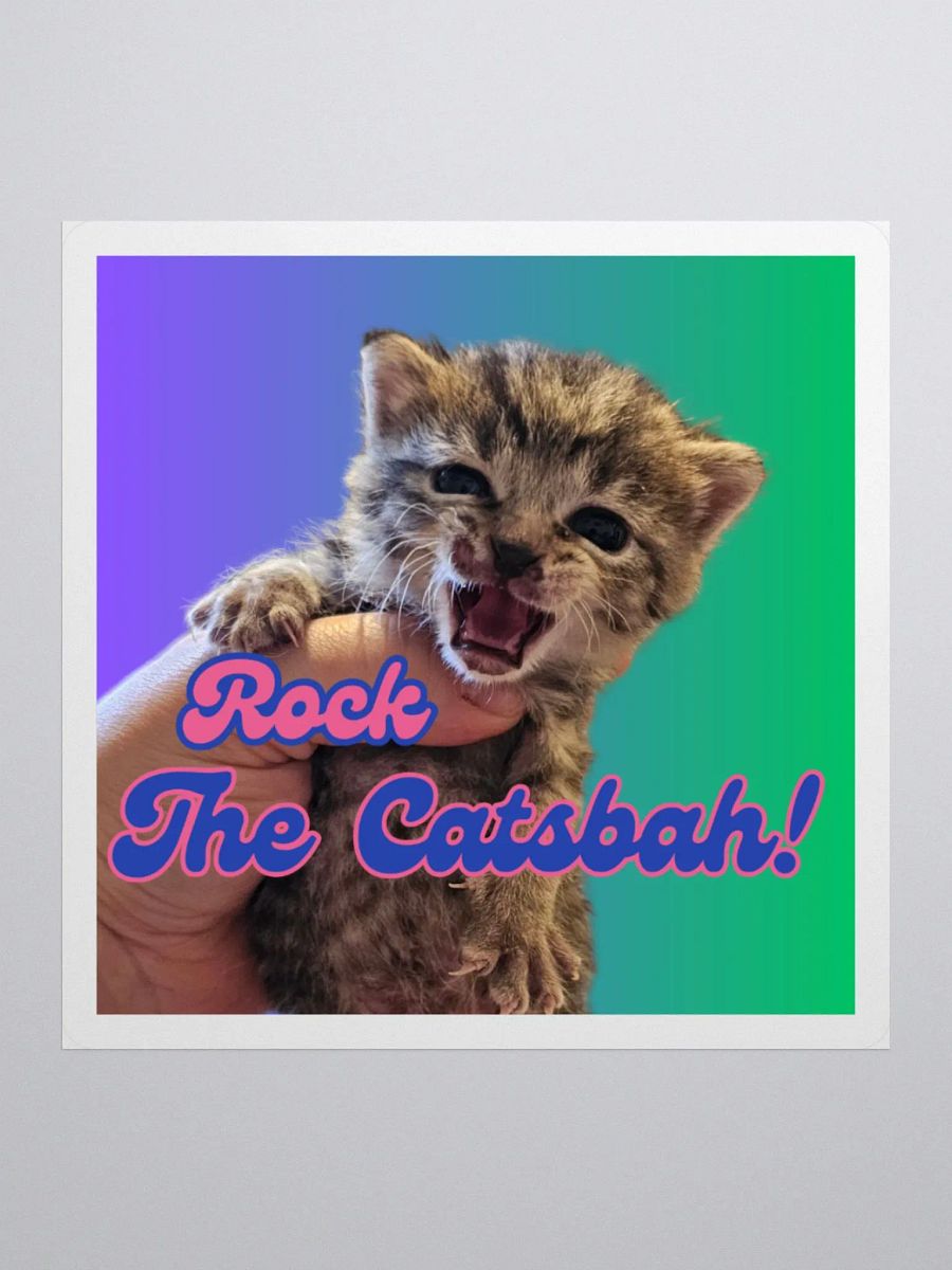 Rock The Catsbah! Sticker product image (1)