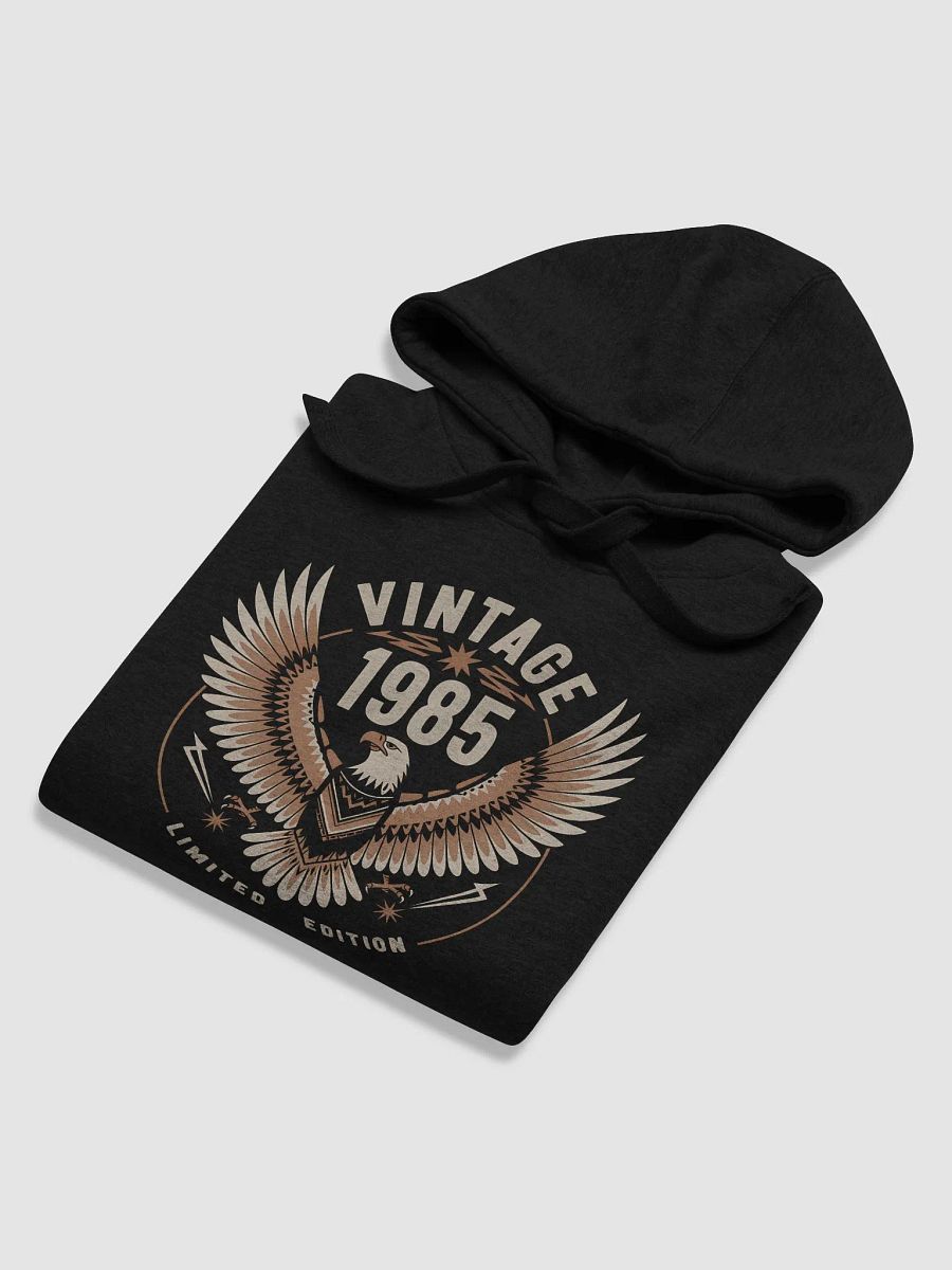 Vintage 1985 Fierce Eagle Native Spirit Style Birthday Hoodie product image (6)
