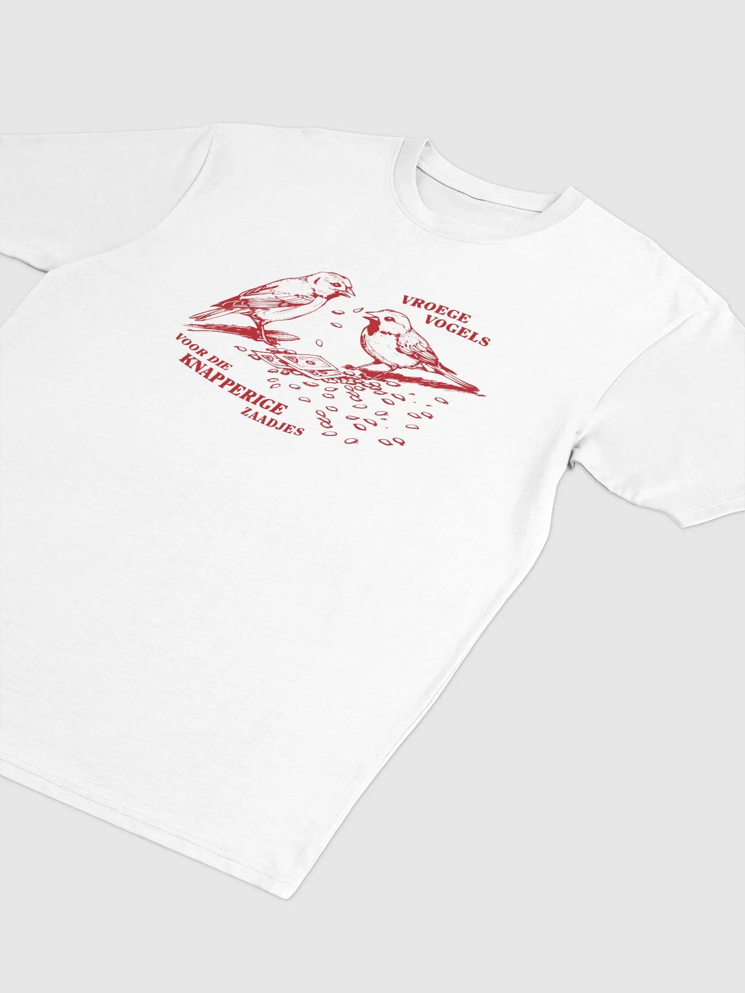 Vroege vogels voor die knapperige zaadjes - White / Red product image (4)