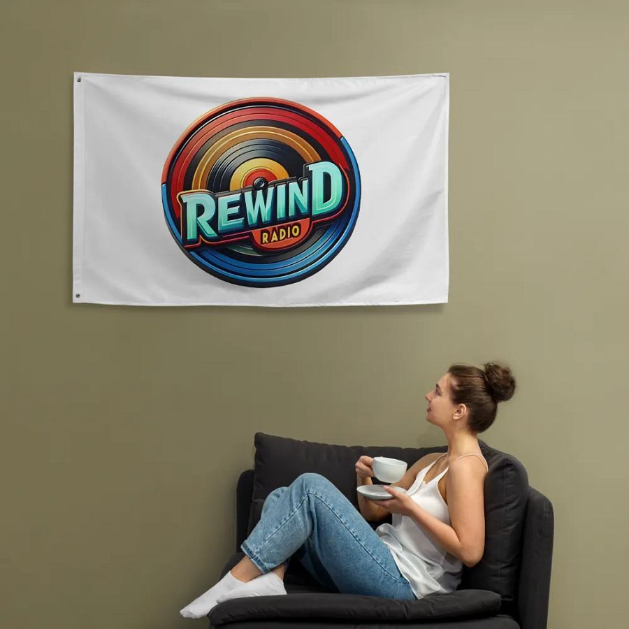 Retro Rewind Radio Flag product image (3)