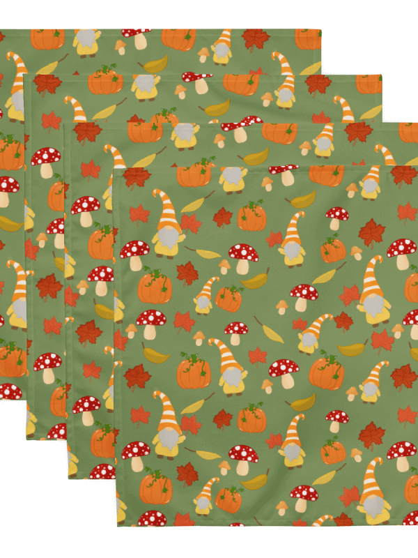 Fall with my Gnomies Cloth Napkin Set product image (4)