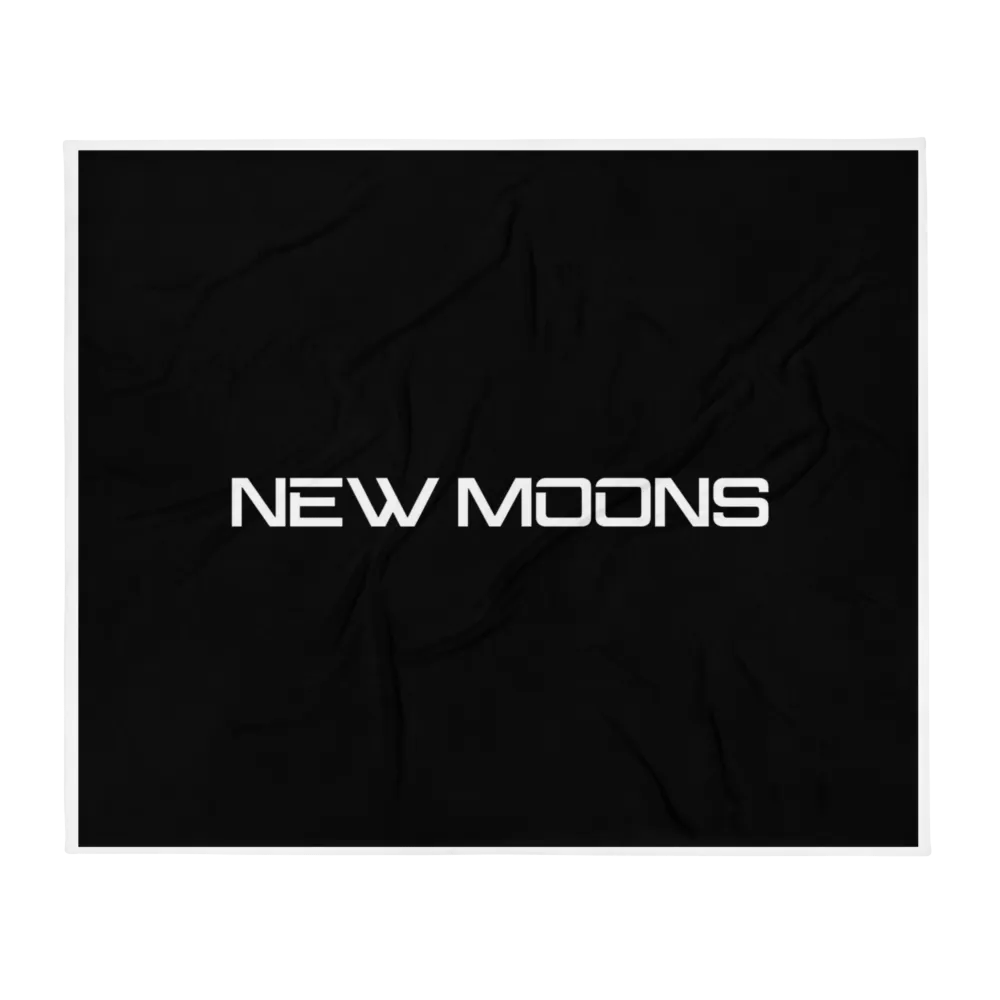 New Moons Fuzzy Throw Blanket product image (2)