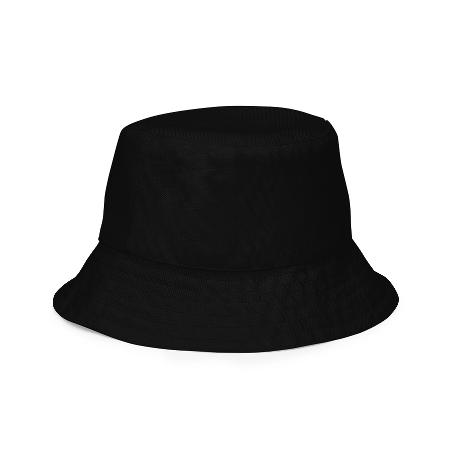Black Solid Color Bucket Hat product image (3)