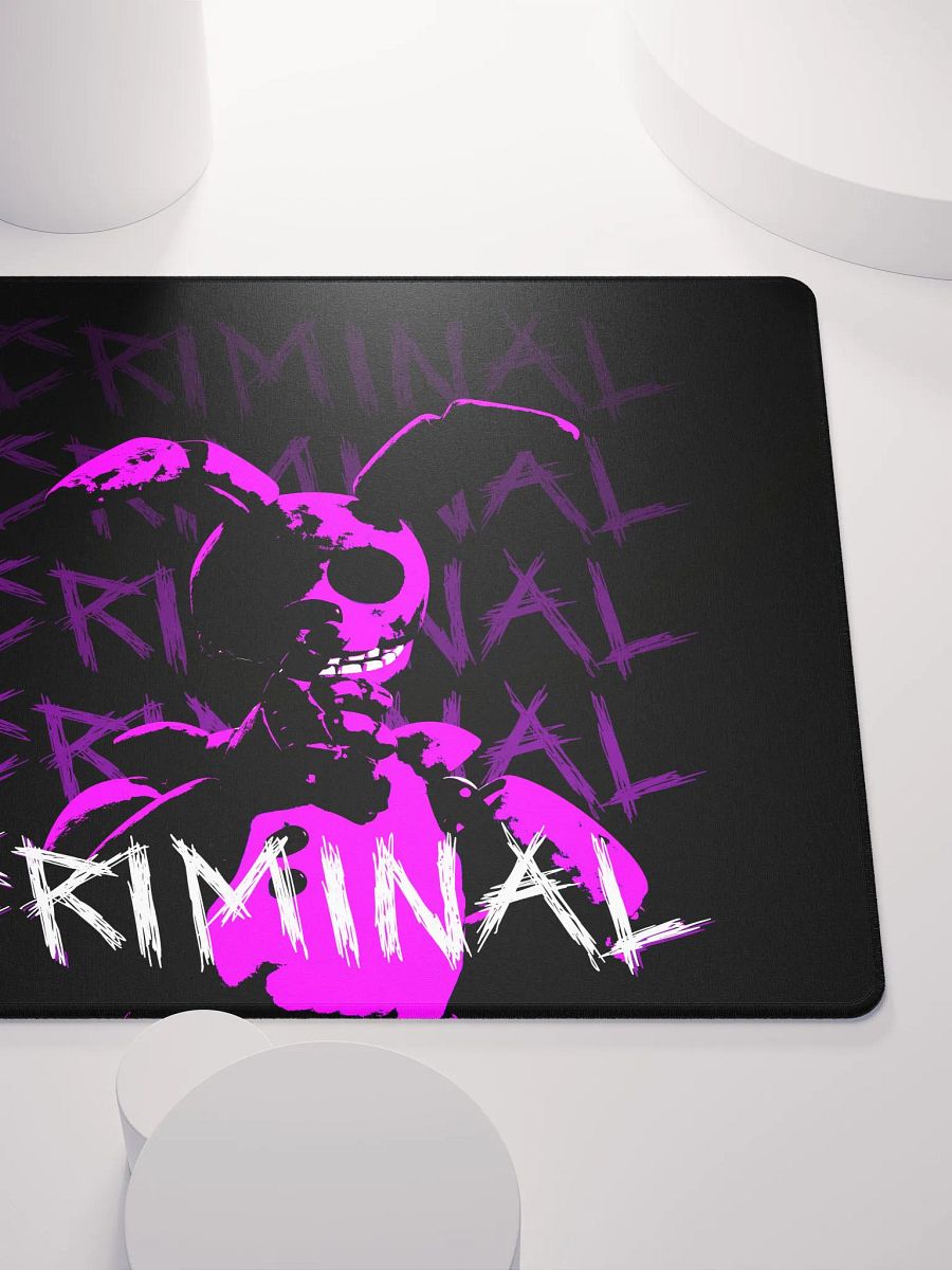 CRIMINAL - PREMIUM Gaming Mousepad (Black) product image (5)