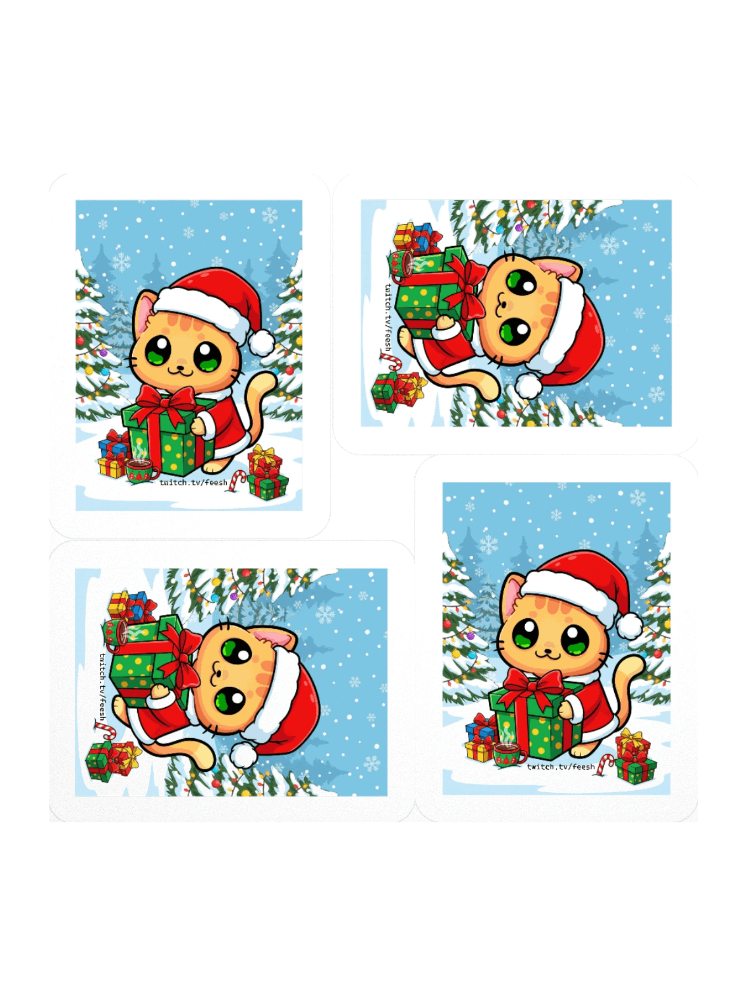 Christmas Alfred Sticker II [4pk] product image (1)
