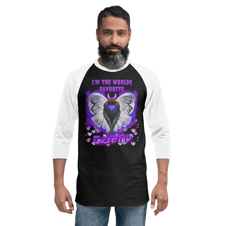 World’s Favorite Cryptid Raglan Tee product image (2)