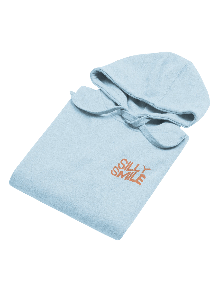 Silly Smile Hoodie Blue product image (6)