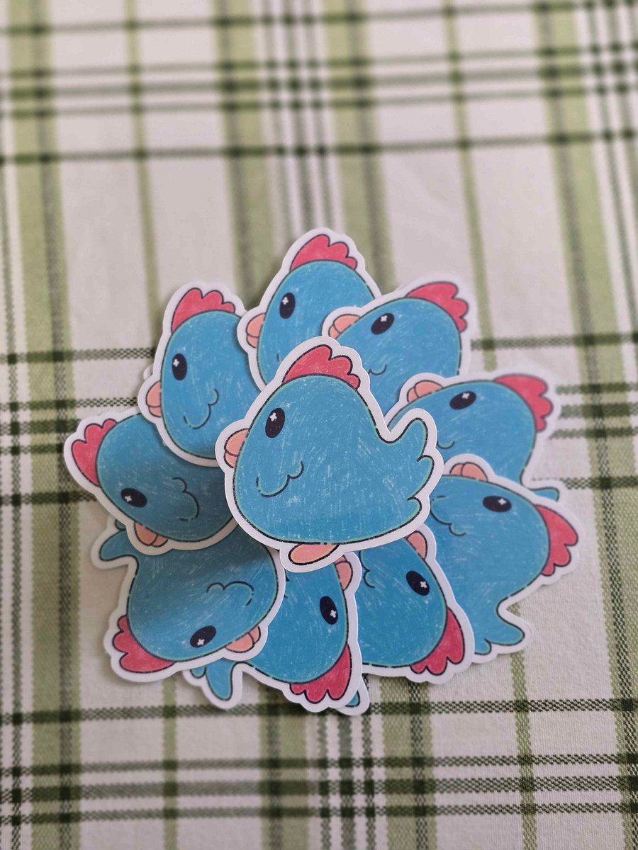 Blue Chicken Sticker product image (1)