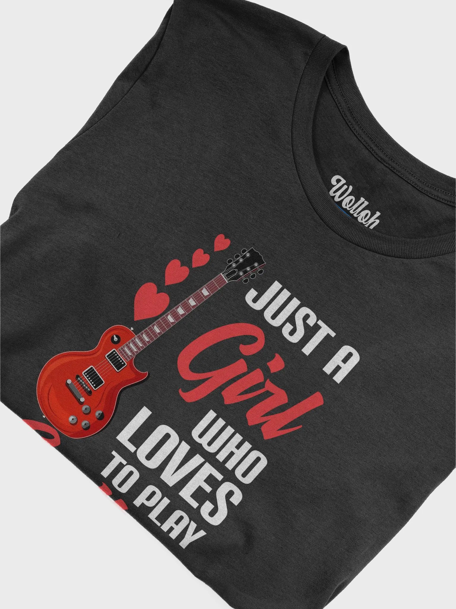 "Just a Girl Who Loves to Play Guitar – T-shirt for female guitar players product image (6)