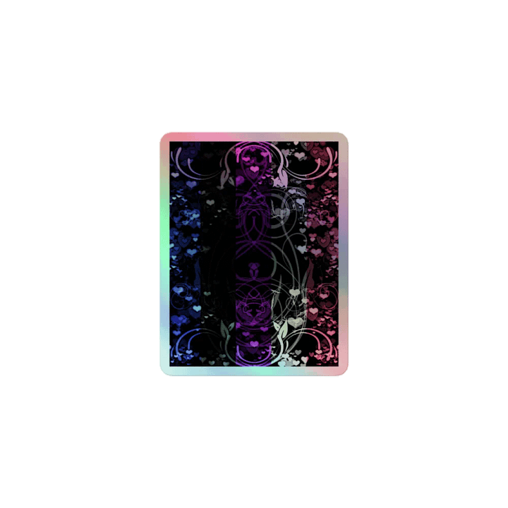 Genderfluid Pride Flag Sticker (Flourish Variation) product image (1)