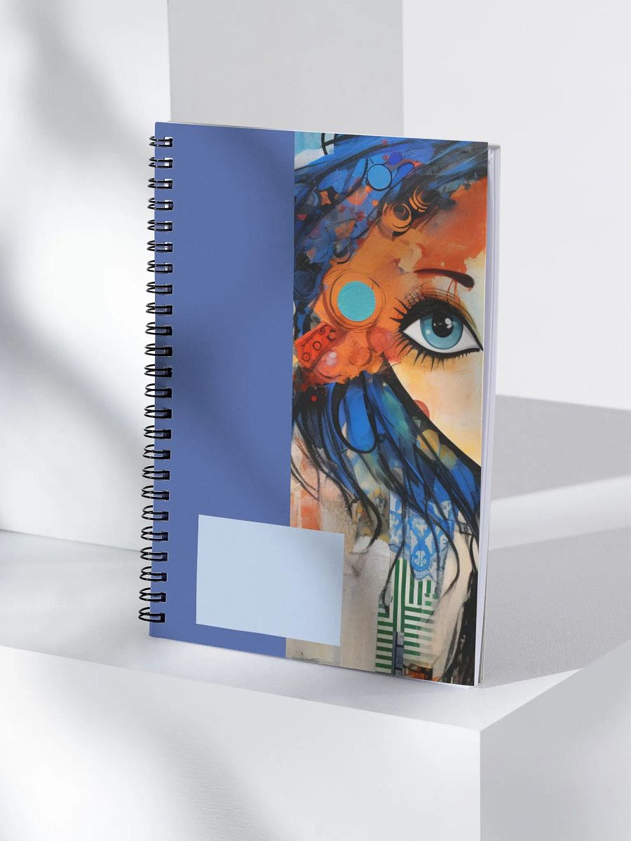 Blue Serenity Spiral Notebook product image (4)