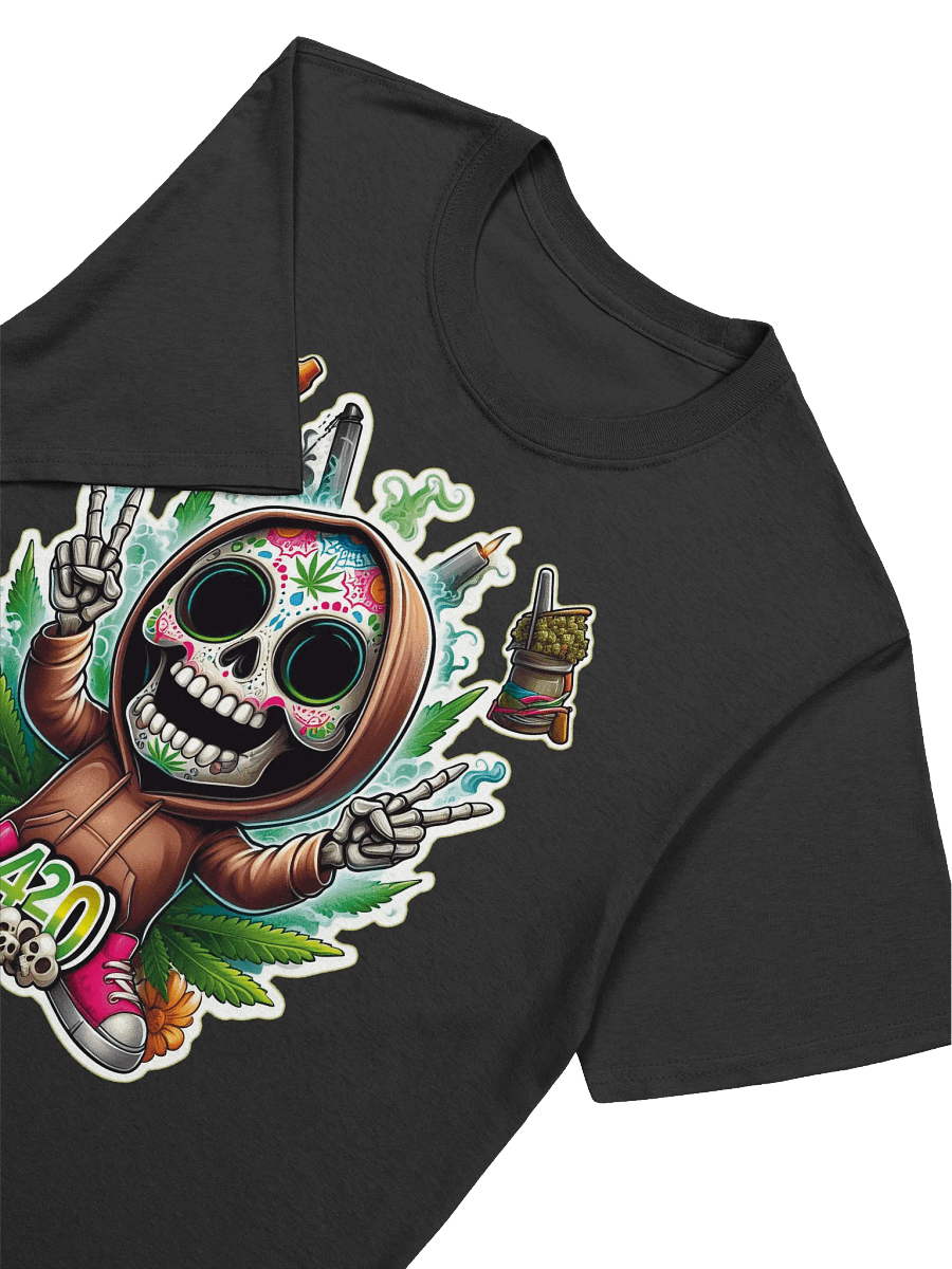 Sugar Skull Art - Stoner Celebration T-Shirt product image (18)