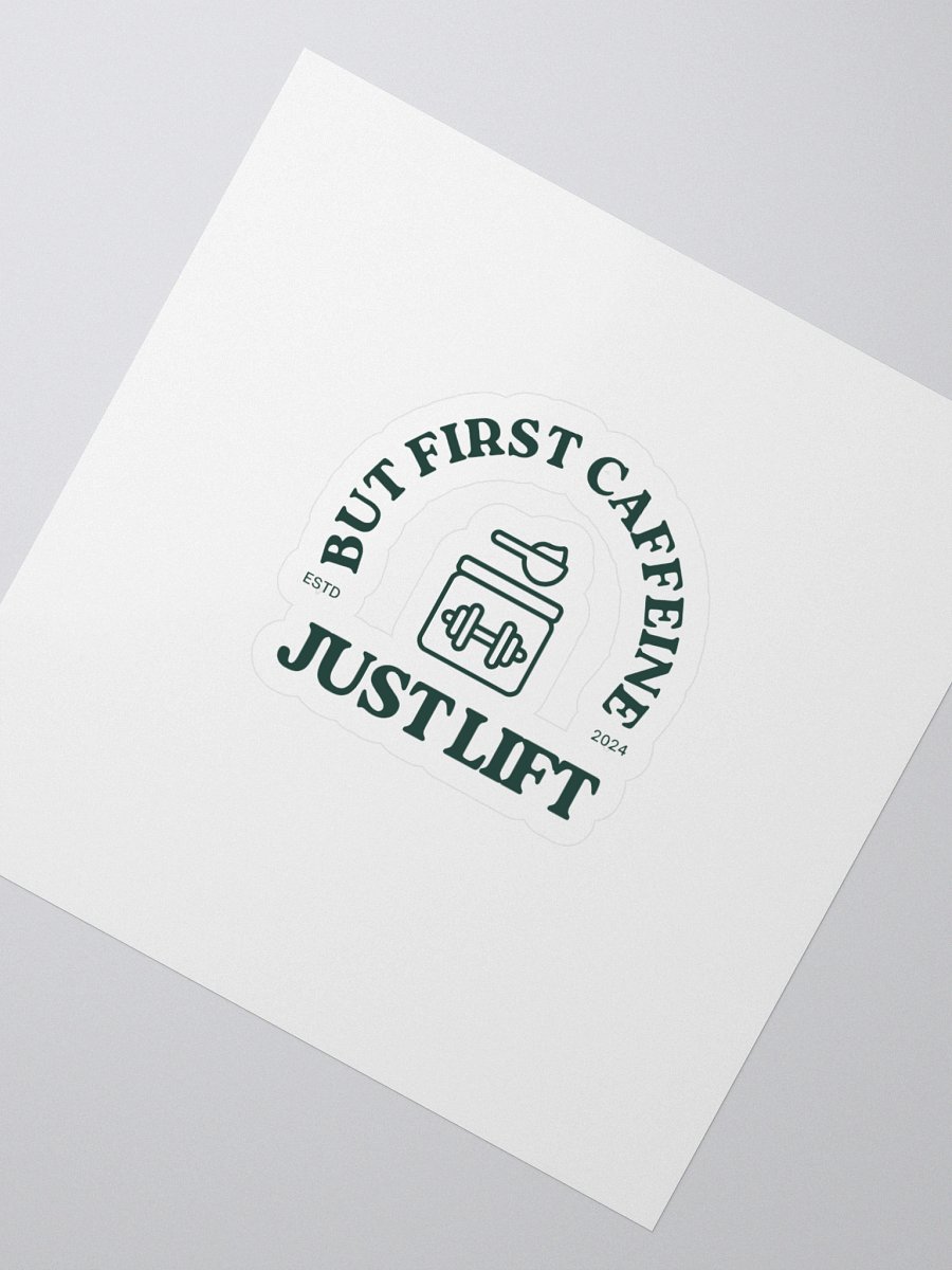 Caffeine First - Sticker product image (2)