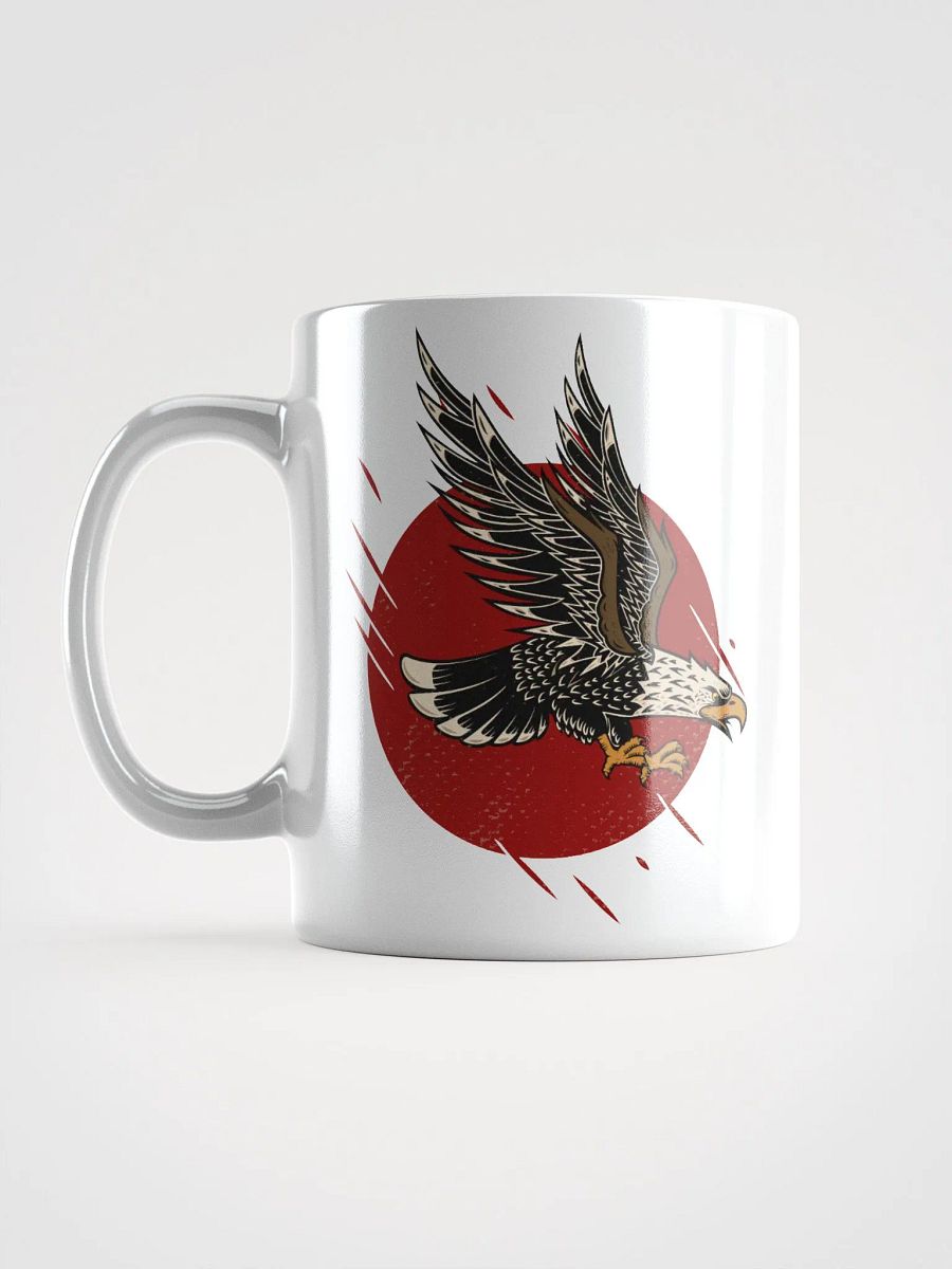 Majestic Eagle Mug in Flight with Red Sun product image (18)