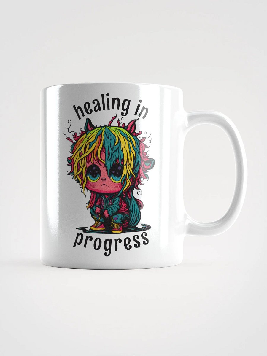 Quirky Misfits Graphic | White Coffee Mug | Healing In Progress product image (2)