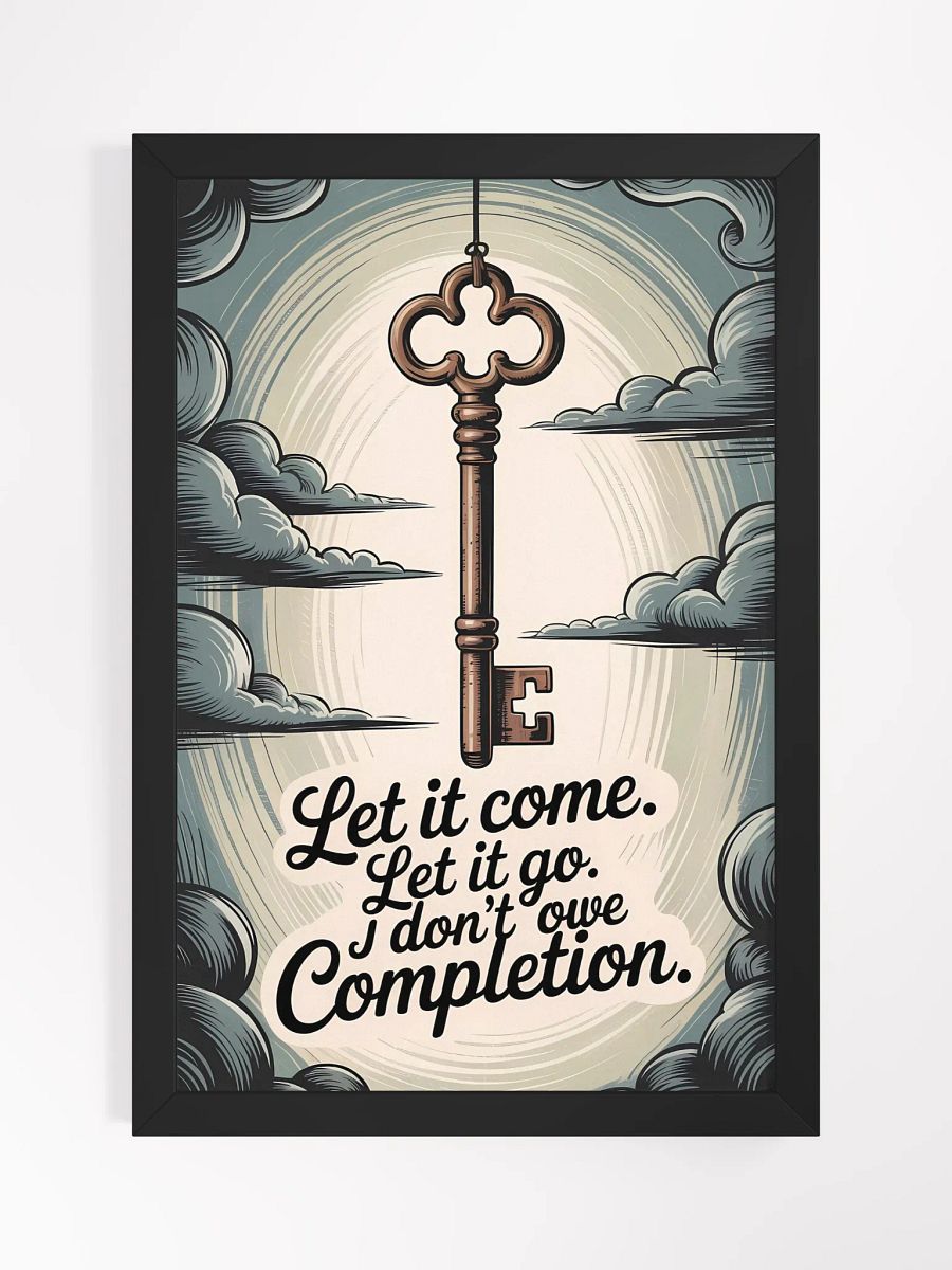 I don't Owe Completion - Manifestor Framed Wall Art Poster product image (2)