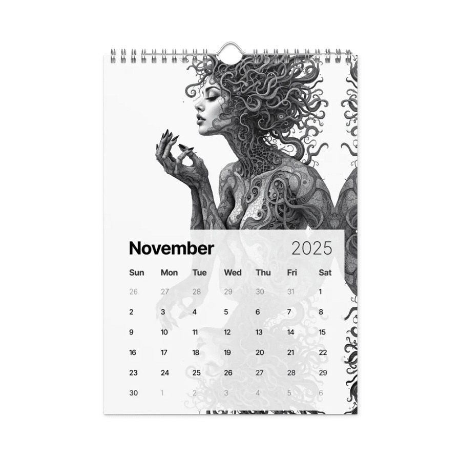 Where Shadows Whisper' | 2025 Calendar product image (12)