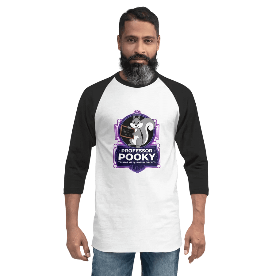 Quantum Physics Squirrel Raglan Tee product image (2)