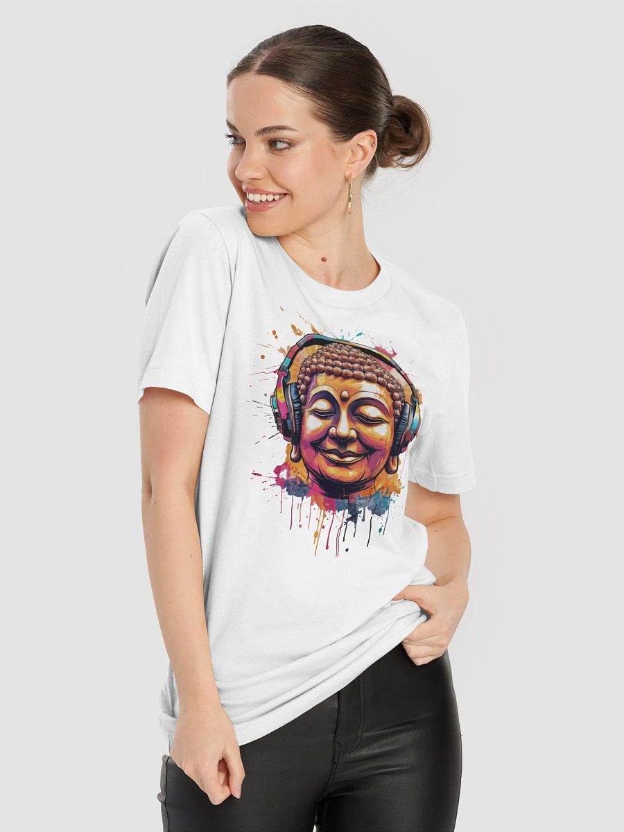 Buddha Headphones T-shirt product image (6)