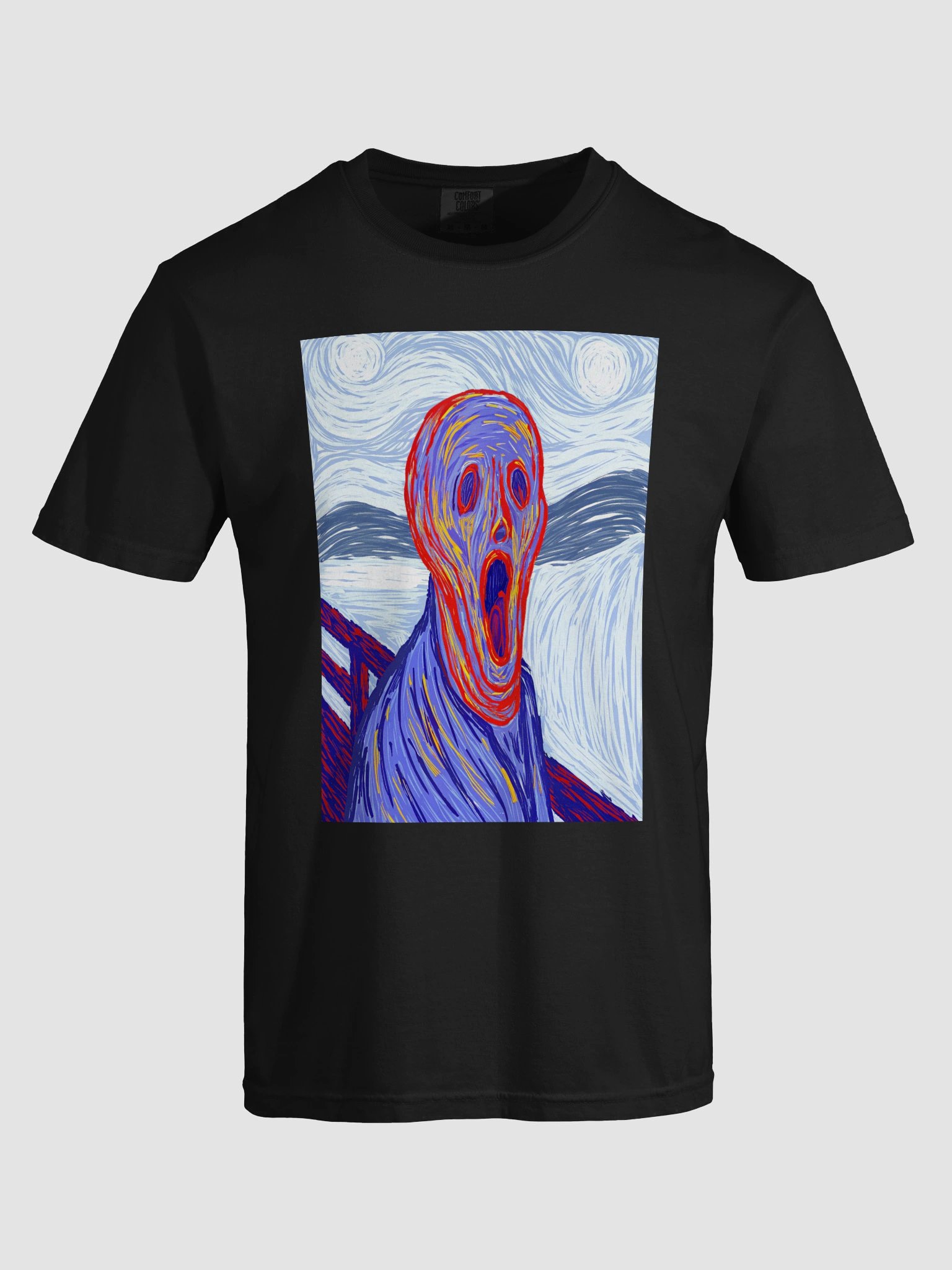 Starry Scream Ghoul Expressionist T-Shirt product image (90)