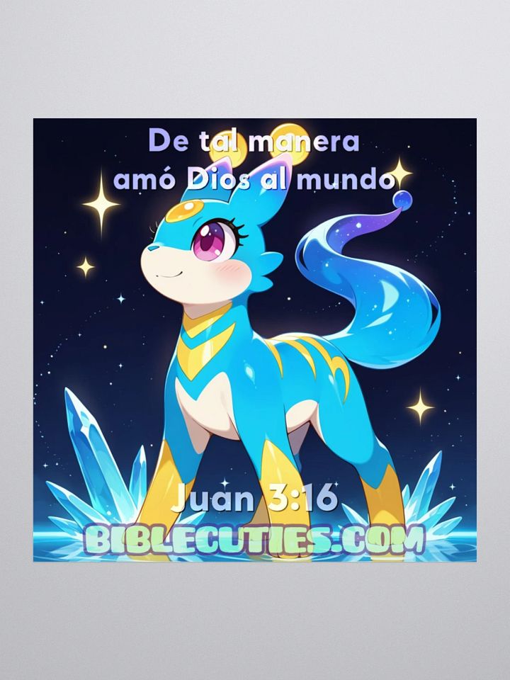 Amigitos Biblicos (Bible Cuties) Elizabet – De tal manera amó Dios al Mundo Calcomania / Pegatina product image (1)