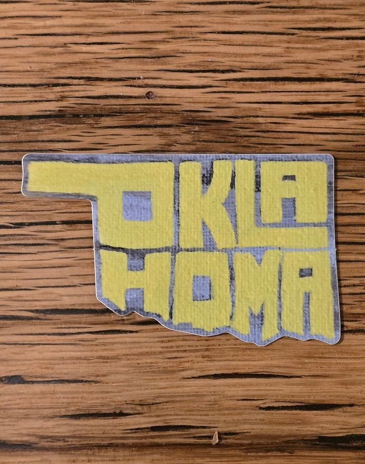 Oklahoma Die-cut Stickers product image (1)