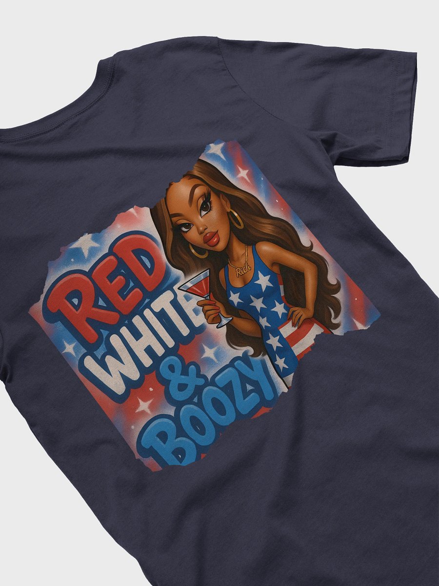 Red, White & Boozy Graphic Tee product image (10)