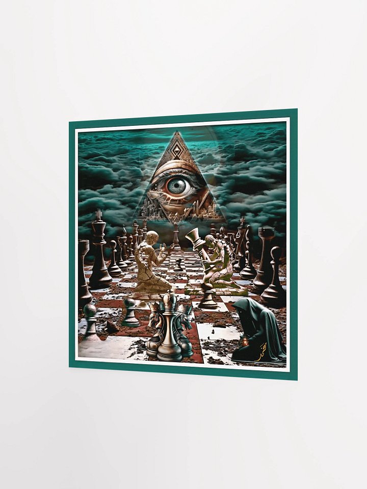 Mystical Chessboard Poster/unique abstract digital artwork product image (9)