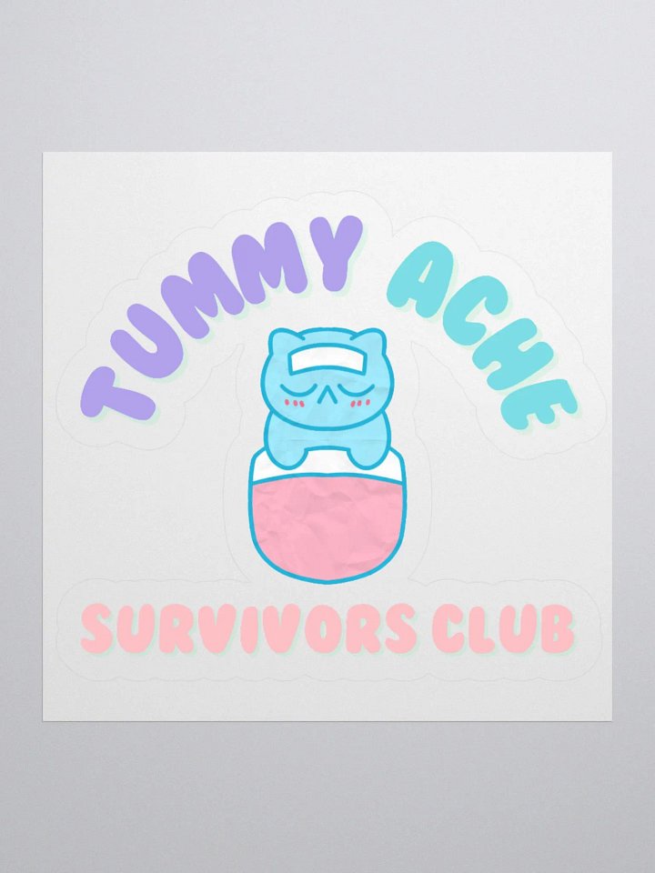 Tummy Ache Survivors Club Stickers product image (1)