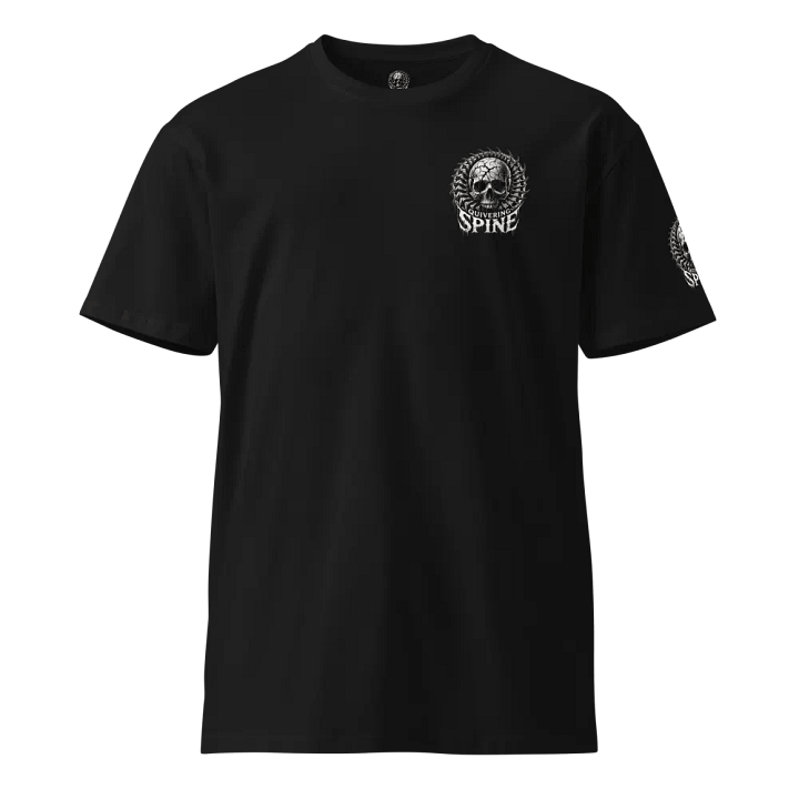 Quivering Spine Cracked Skull Logo Tee product image (1)