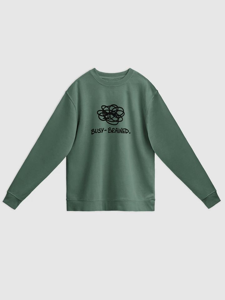 BUSY-BRAINED printed pigment crewneck product image (10)