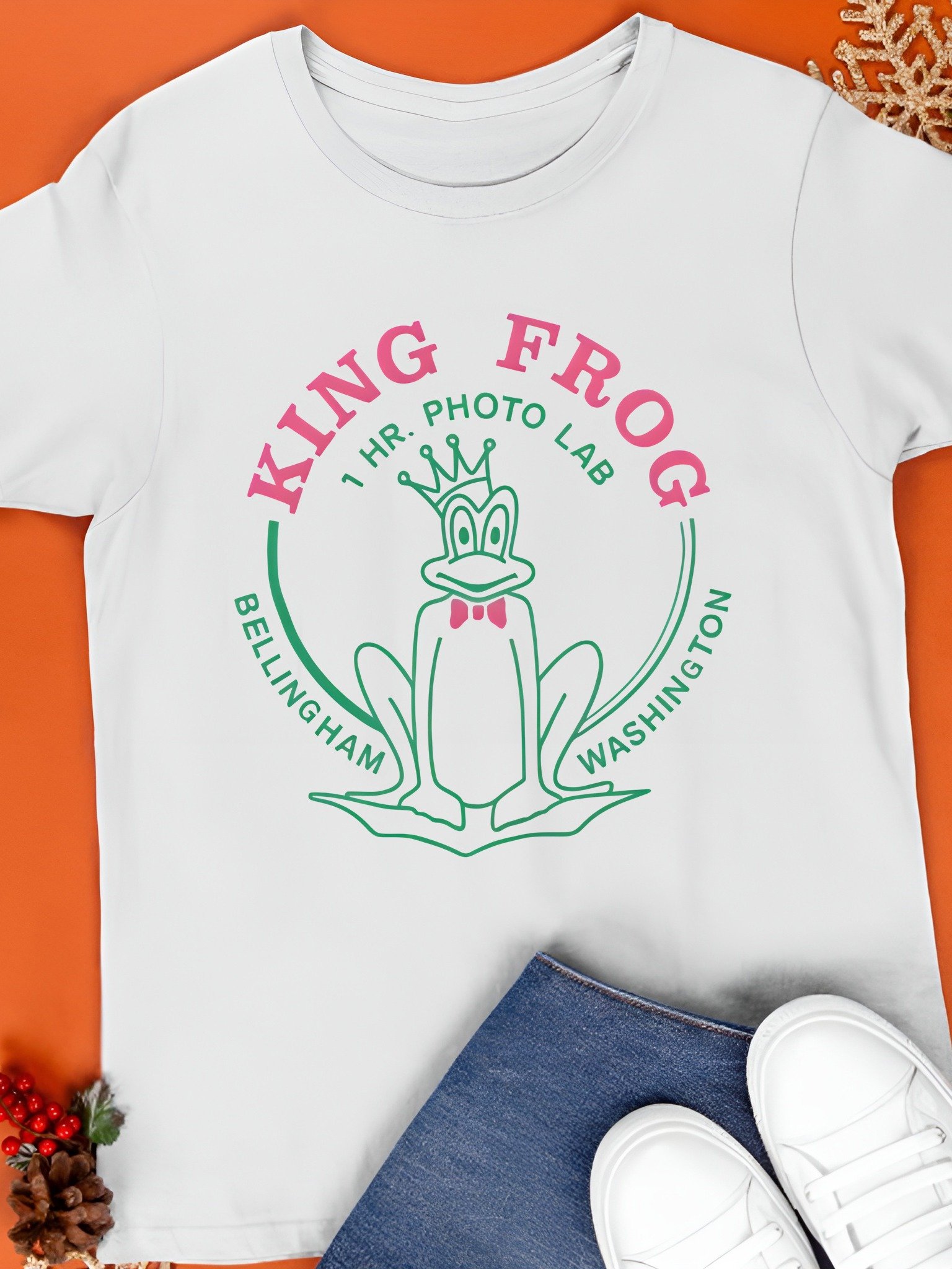 King Frog 1 Hour Photo Lab Bellingham Shirt product image (1)
