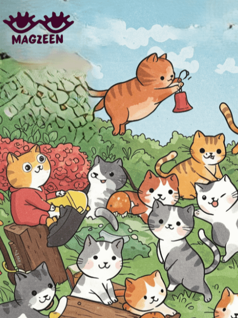 Cat Life - Printable Colouring Book product image (1)