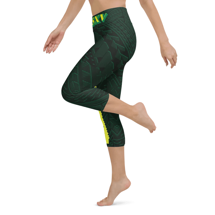 Tatau Korare Tiki Yoga Capri Leggings product image (11)