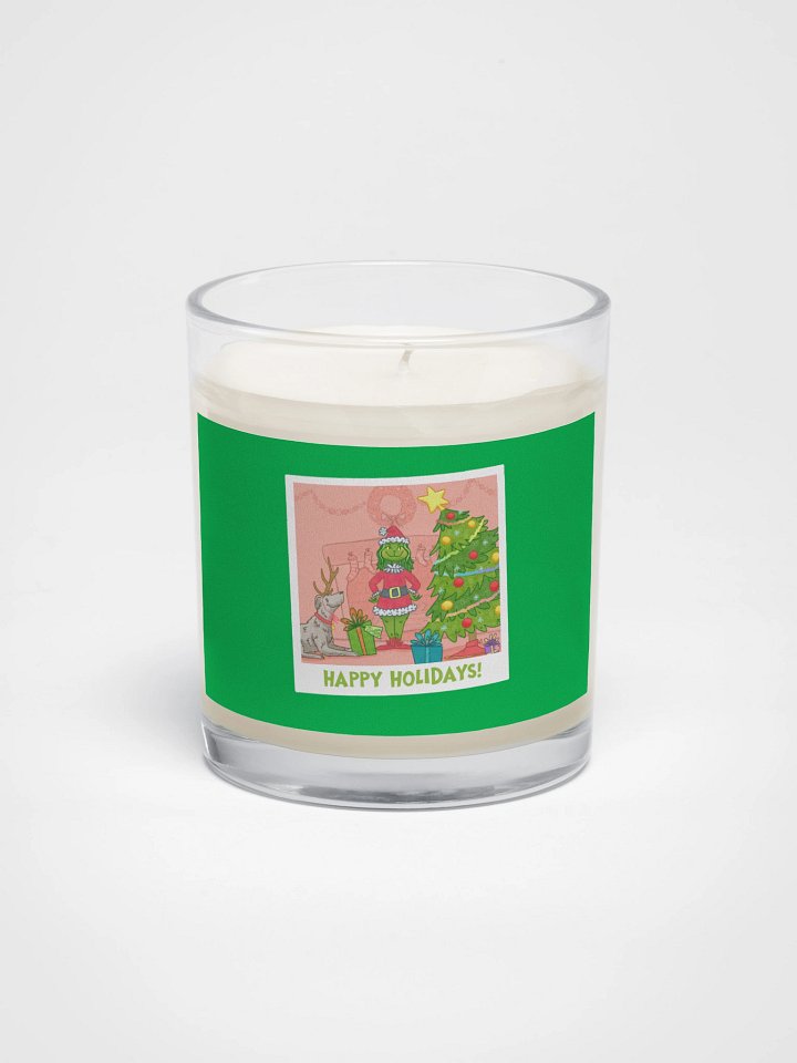 Grinch Liz Happy Holidays Candle product image (1)
