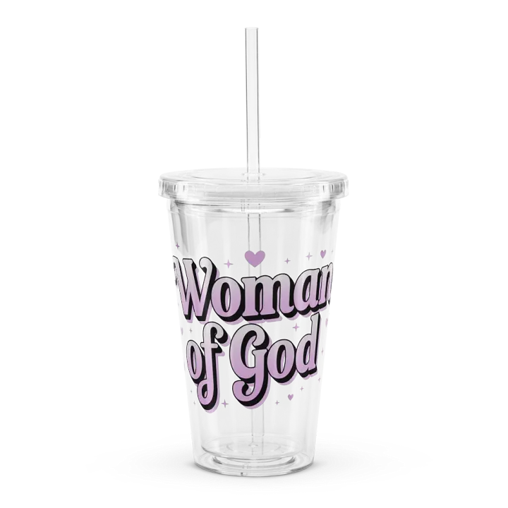 Woman of God Clear Tumbler product image (1)