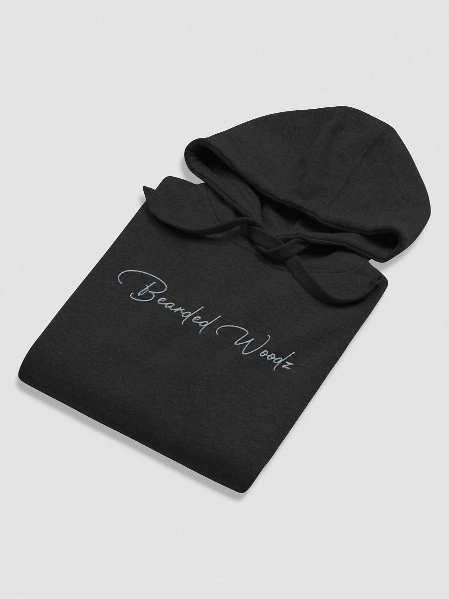 Men's Bearded Woodz Signature Hoodie (Grey Embroidery) product image (4)