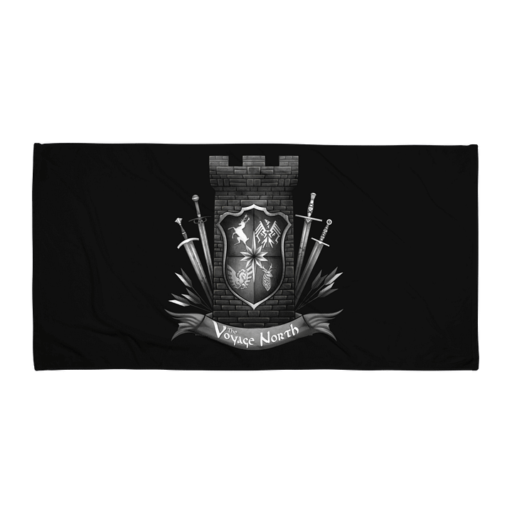 Black TVN Towel/ Greyscale Logo 2025 Exclusive product image (1)