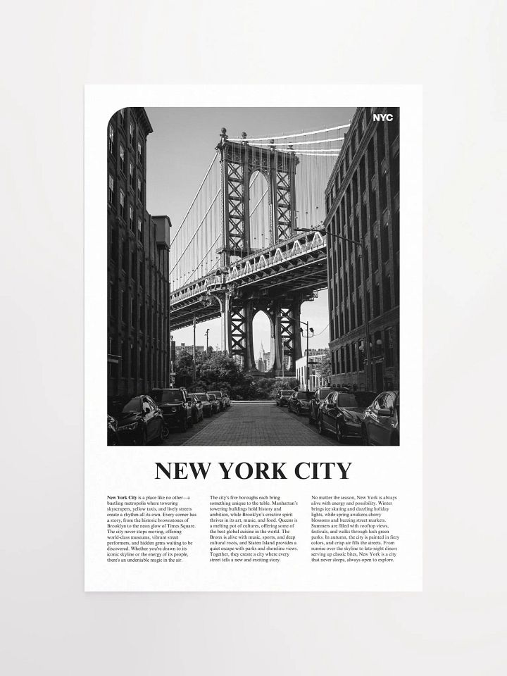 New York 02 Newspaper Poster product image (1)