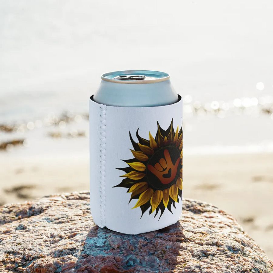 ASL Love Sunflower Can Cooler product image (10)