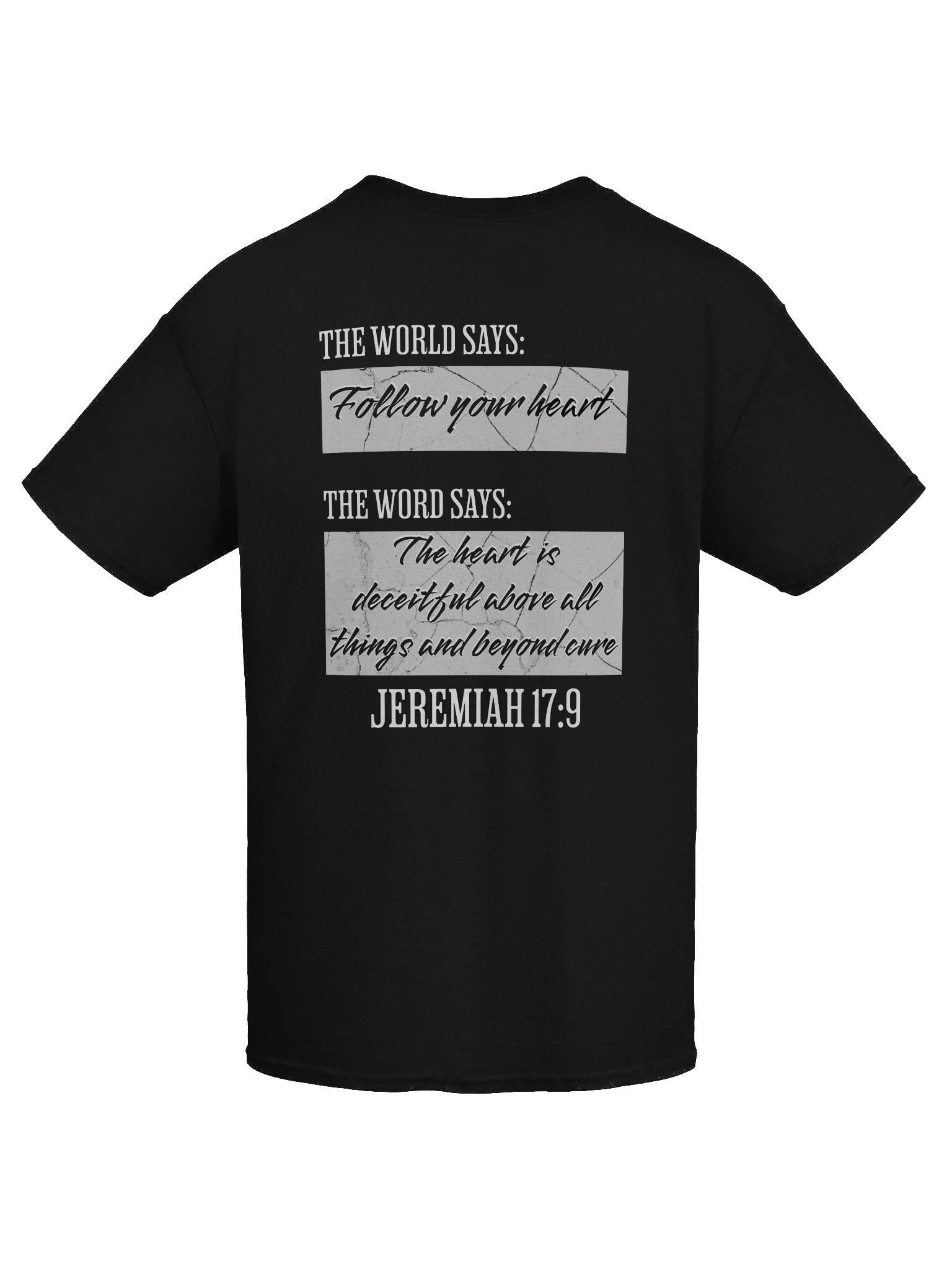 YHWH Heavyweight Tee - Word vs World "Wicked Heart" product image (5)