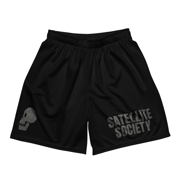 SATELLITE SOCIETY Skull Mesh Shorts product image (2)