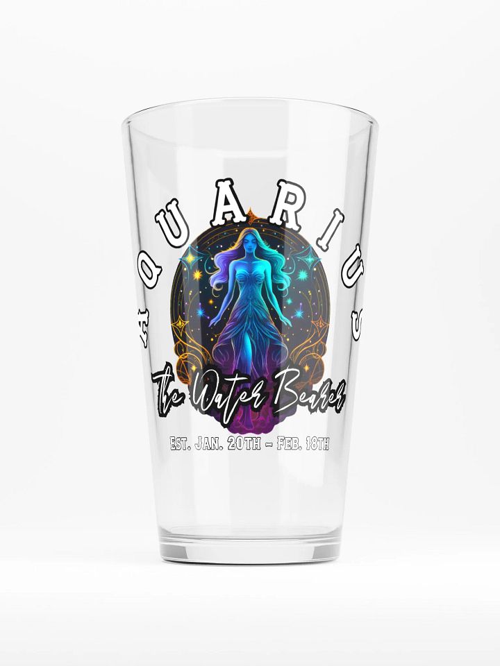 Aquarius - Zodiac Shaker Pint Glass product image (1)