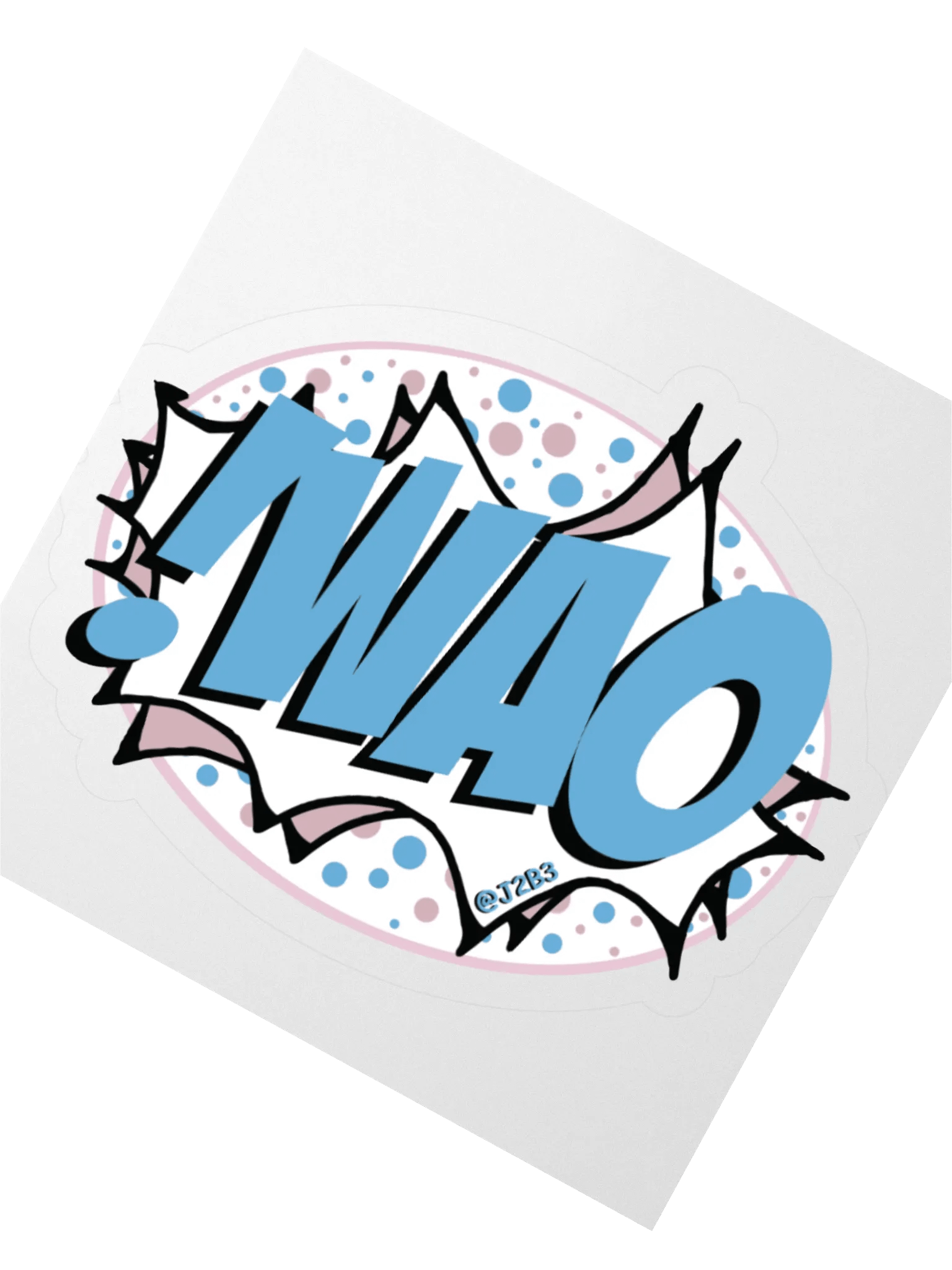 !WAO Logo Sticker product image (4)