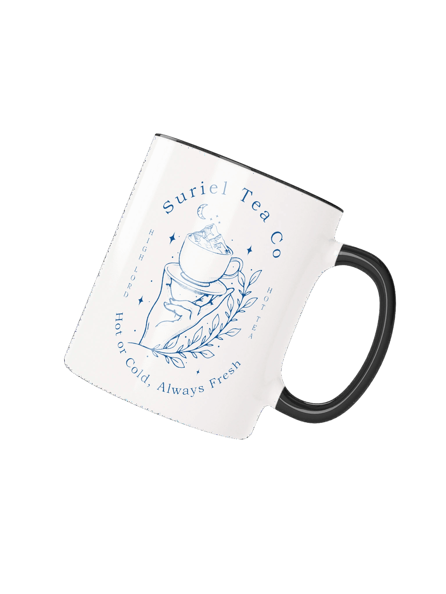 The Suriel Tea Co Suriel Tea Company Spill The Tea Velaris ACOTAR Symbol Two-Tone Coffee Mug 1WH2 product image (2)